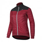 fietsjas P-Attitude dames polyester donkerrood maat 42