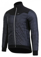 fietsjas P-Attitude heren polyester antraciet maat L