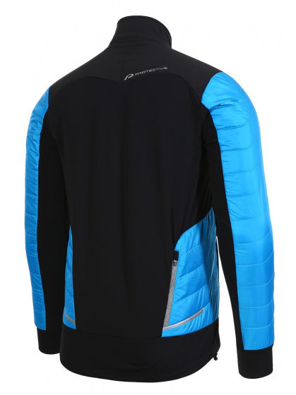 fietsjas P-Attitude heren polyester blauw maat S