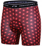fietsonderbroek P-Sweet Jane dames polyester rood mt 46
