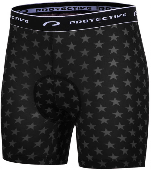 fietsonderbroek P-Sweet Jane dames polyester zwart mt 46