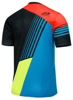 fietsshirt Empire heren polyester zwart/blauw mt 3XL
