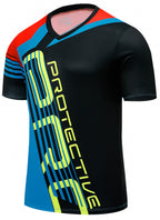 fietsshirt Empire heren polyester zwart/blauw mt XXL