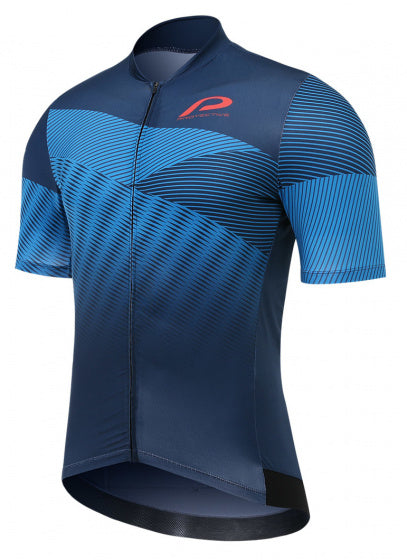 fietsjack Light It Up heren polyester blauw maat XXL