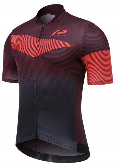 fietsjack Light It Up heren polyester rood maat 5XL