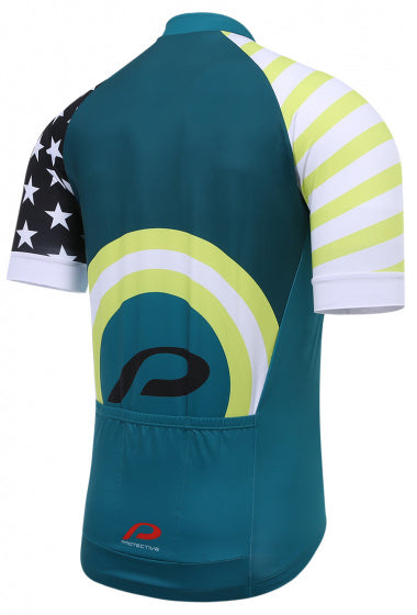 fietsjack Meteor heren polyester aqua/mint maat 3XL
