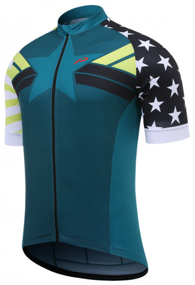 fietsjack Meteor heren polyester aqua/mint maat 3XL