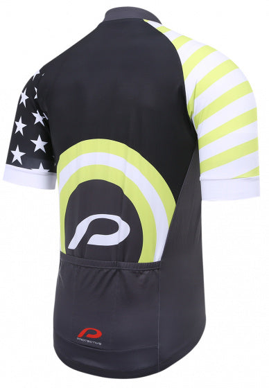 fietsjack Meteor heren polyester zwart maat 5XL