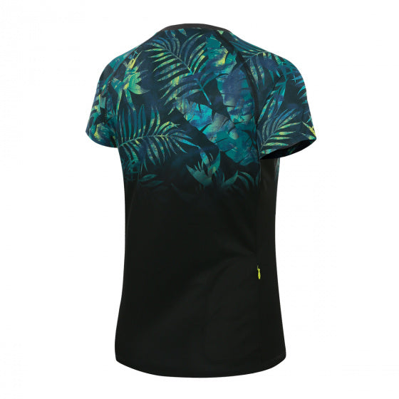 fietsshirt P-Greenthumb dames polyester antraciet maat 36