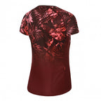 fietsshirt P-Greenthumb dames polyester donkerrood maat 48