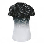 fietsshirt P-Greenthumb dames polyester zwart/wit maat 40