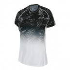 fietsshirt P-Greenthumb dames polyester zwart/wit maat 44