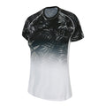 fietsshirt P-Greenthumb dames polyester zwart/wit maat 42