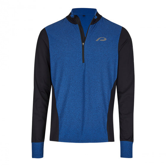 fietsshirt P-Math heren polyamide blauw/zwart mt XXL