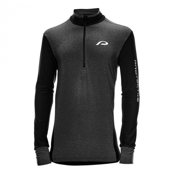 fietsshirt P-Math heren polyamide zwart maat 3XL