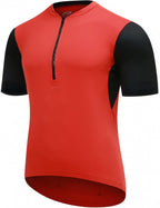 fietsshirt P-Move heren polyester rood/zwart maat XXL