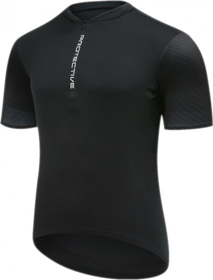 fietsshirt P-Move heren polyester zwart maat S
