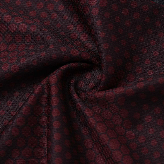 fietsshirt P-Transform heren polyester bordeaux mt 2XL