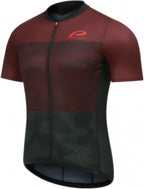 fietsshirt P-Transform heren polyester bordeaux mt 2XL