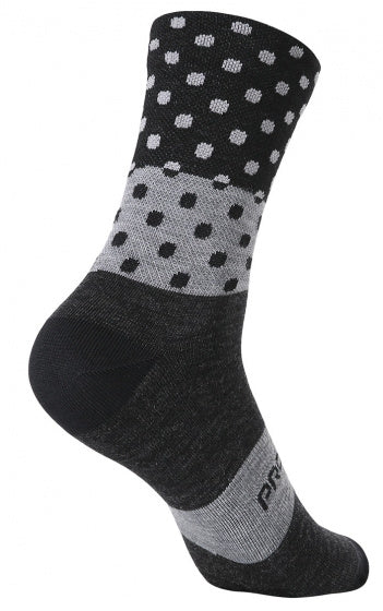 fietssokken P-Ride wol/polyamide zwart mt 35-38