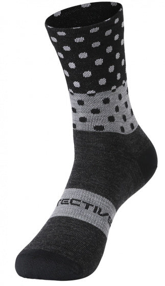 fietssokken P-Ride wol/polyamide zwart mt 39-41