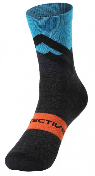 fietssokken P-Stain wol/polyamide blauw mt 36-39