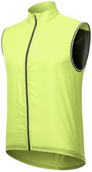 fietsvest P-Ride heren polyester/elastaan lime maat L