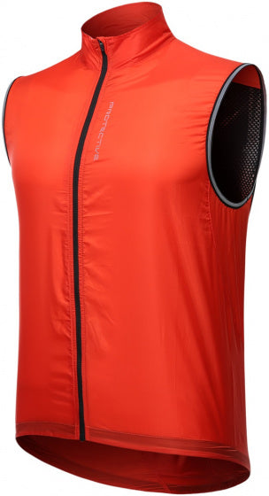 fietsvest P-Ride heren polyester/elastaan rood maat 5XL