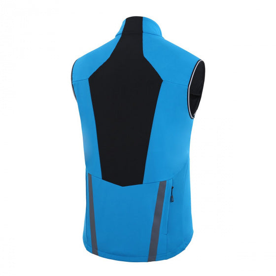 bodywarmer P-Up Yours heren polyester blauw mt M
