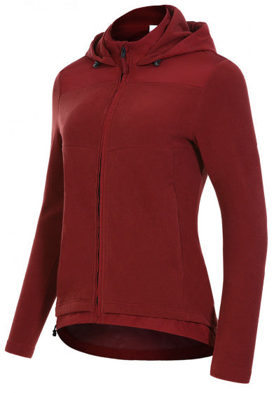 fleecevest P-Signs dames polyester donkerrood mt 38