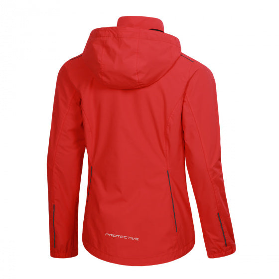 regenjas P-Rain || polyester koraalrood maat 42