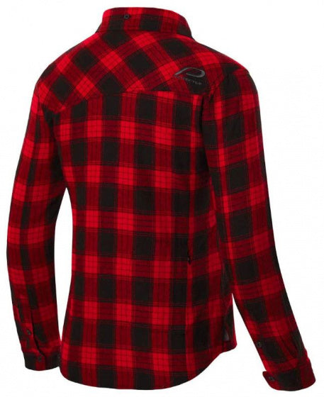 shirt P-Rockabilly dames polykatoen rood maat 42