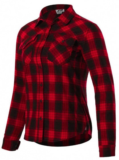 shirt P-Rockabilly dames polykatoen rood maat 44