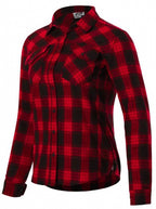 shirt P-Rockabilly dames polykatoen rood maat 48