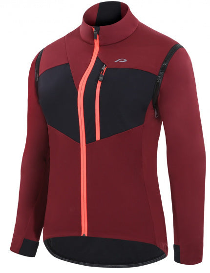 fietsjack P-Fix softshell dames bordeaux maat 46