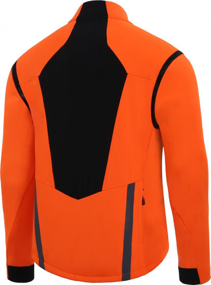 fietsjack P-Fix Me softshell dames oranje maat 3XL