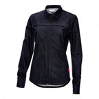 denimoverhemd dames katoen / kapok blauw maat 38