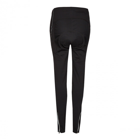 fietsbroek thermo dames polyamide/elastaan zwart mt 38