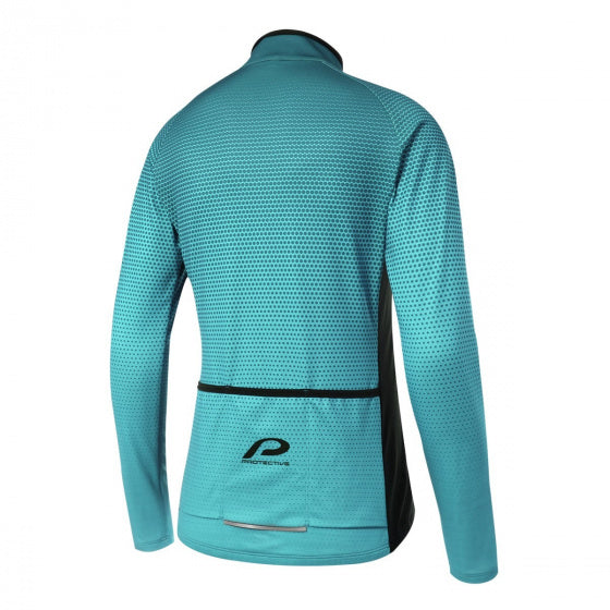 fietsjack P-Transition dames polyester blauw mt 38