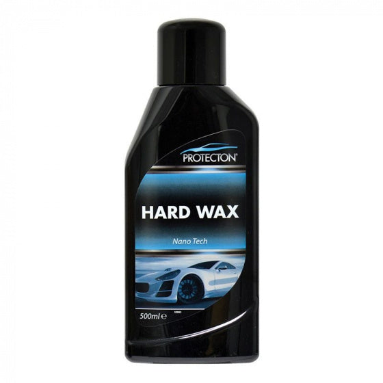 Protecton hard wax - met nano technologie - extra langdurige bescherming – versterkt de kleur - voor alle soorten lak – voor auto, caravan, camper, motor of boot – geeft duurzame vocht en stofwerende beschermlaag - 500ml