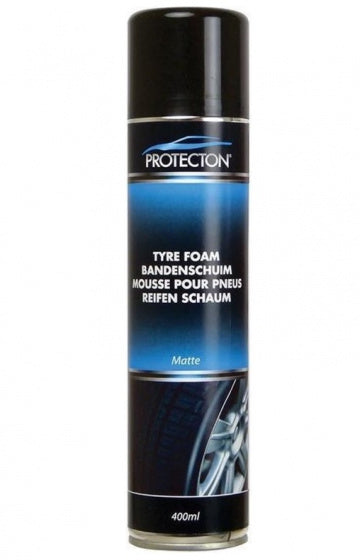 Protecton bandenschuim - voor reinigen conditioneren - laat een beschermende laag achter - intensifieert de kleur - 400ml
