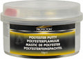 Protecton polyesterplamuur - voor het egaliseren van oneffenheden - toepasbaar op staal, aluminium, hout, beton polyester - elastisch en zeer goed schuurbaar – incl. tube verharder – 1 kg