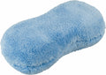Protecton microvezel shampoo spons - ultra zacht - wast zonder krassen - micorvezel buitenkant - veilig voor alle oppervlakken - hoog absorberend vermogen - 26x13x8cm