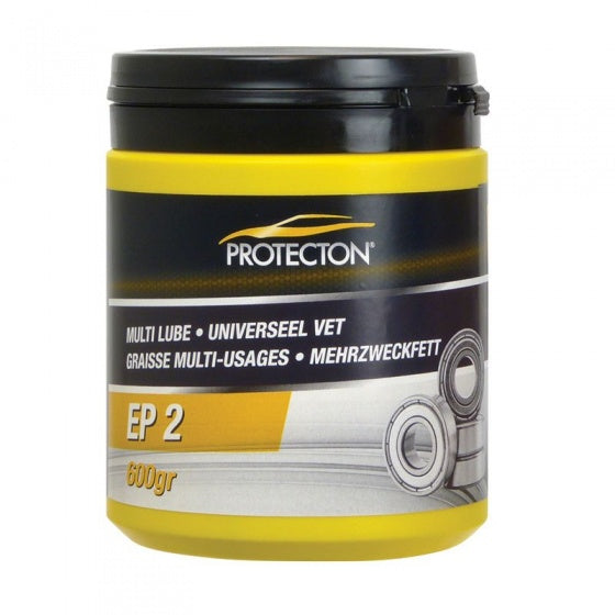 Protecton ep2 universeel vet - voor de smering van lagers - sterke hechting aan metaal - goede anti-corrosie anti-slijtage werking - 600gr