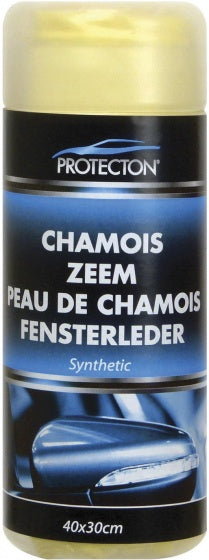 zeem 40 x 30 cm synthetisch geel