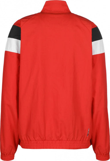 trainingsjack Heritage heren polyester rood/wit/zwart mt XXL