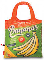 Punta Shopper Bananas dames 12 liter polyester geel, groen