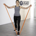 Pure2improve Weerstandsband XL medium 200 x 15 cm latex oranje