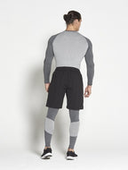 compressieshirt lange mouwen lichtgrijs heren maat XL