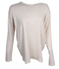 cross back sweater beige maat M